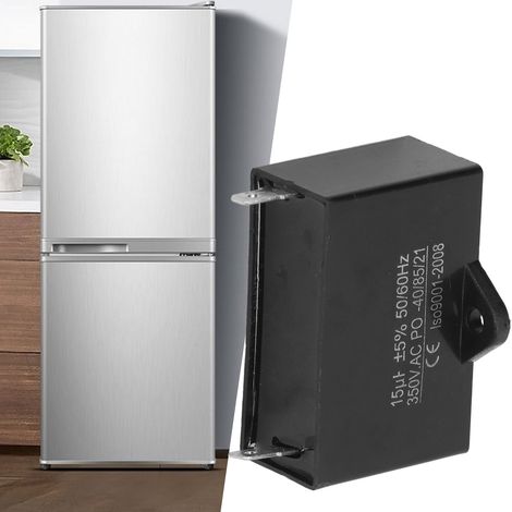 Condensateur de démarrage CBB61 15 μF 350 V pour générateur à essence, moteur de ventilateur et climatiseur (1/5)