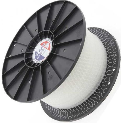 Fil nylon 3 mm x 620 m Rond, Blanc, Bobine (1/5)