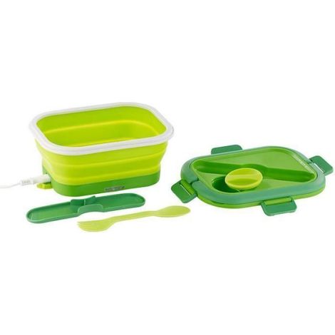 Lunch box électrique pliable - - 0,8 L - Vert - Essentiel (1/4)