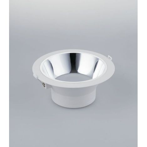 INCASSO LED MACK BIANCO/CROMO 25W 2500LM 4000K 23X10 2CM