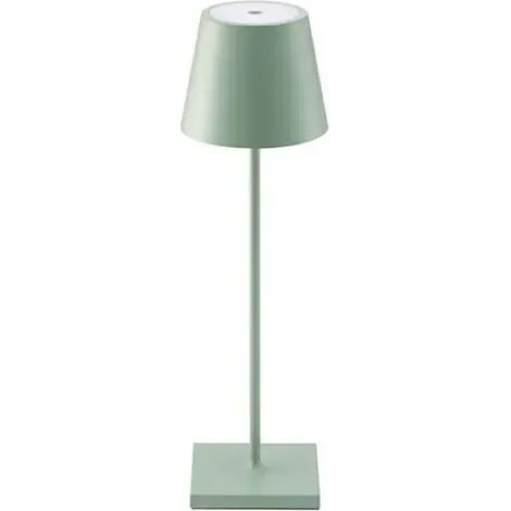 Lampe de bureau LED (verte), lampe de table portable (1/4)