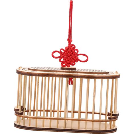Cage à Sauterelles en Bois à Double Grille, 1 Pièce (1/5)