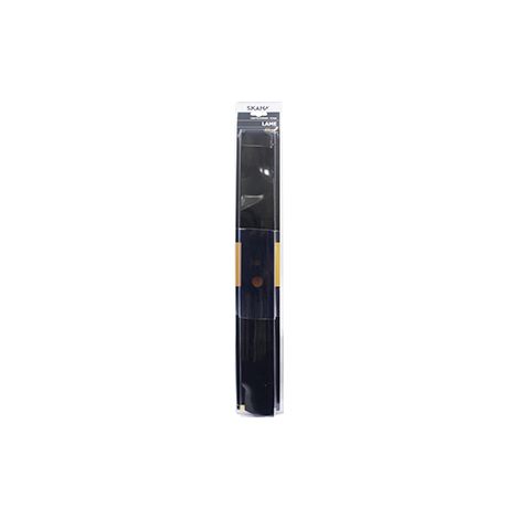 Lama di pacciamatura adattabile per rasaerba Castelgarden, Stiga. Lunghezza: 476 mm. Diametro centrale: 18,3 mm. Interasse fori esterni