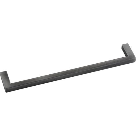 Schubladengriff Macha Möbelgriff B 136 mm, Griff ZN eisenfärbig gebürstet matt