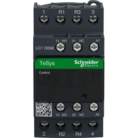 TeSys LC1D - contacteur - 4P (2F+2O) - AC-1 440V - 20A - bobine 24Vcc