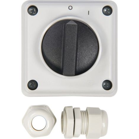 Nockenschalter 0-1 3P 12A IP65 E12-13 Lichtbogen im Gehäuse 921213