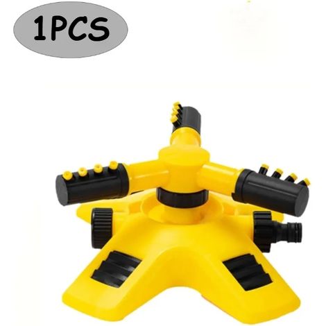 Arroseur rotatif automatique (1 pièce) pour l'irrigation de votre jardin et pelouse. Couverture à 360°. Outil d'arrosage pour plantes d'extérieur. (1/5)