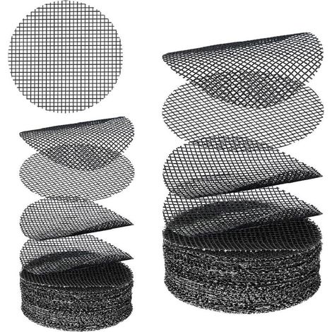 Tapis de Pot de Fleur 40 Pièce Pad de Pot de Fleur Trou Maille Pots de Fleurs en Mesh pour Plante Bonsai Jardinage