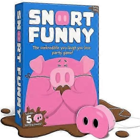 Snort Funny – L'incroyable jeu de société « Tu ris, tu perds ».