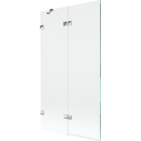 Paroi de baignoire à deux volets Mexen Lunar gauche 100 x 150 cm, transparent, chrome - 897-100-100-01-00-L (1/5)