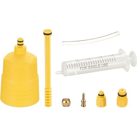 Kit de purge pour freins à disque hydrauliques de vélo VTT - seringues et accessoires inclus (1/5)