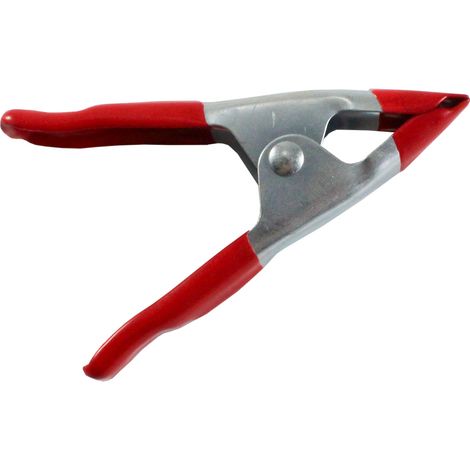WURKO pinza toldo 4/100 mm metalica , Pinza metálica para sujeción de toldos,mallas,etcMultiusosLongitud 10 cmPunta y mangos engomados.Pinza metálica para sujeción de t (1/2)