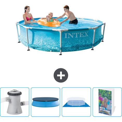 Intex Piscina con struttura Rotonda - 305x76 cm - 7-pezzi SCB101 (1/5)