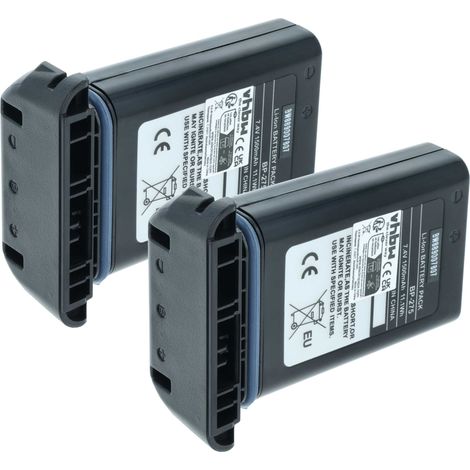 vhbw 2x Batterie remplacement pour Icom BP-275 pour radio talkie-walkie (1500mAh, 7,4V, Li-ion) (1/4)