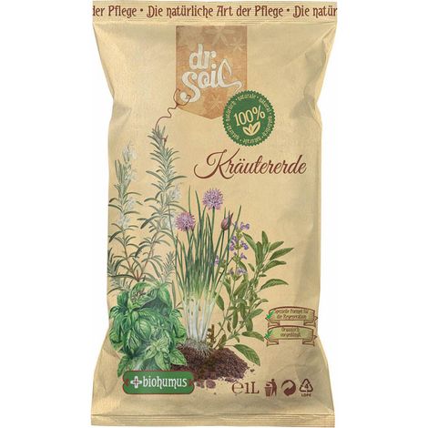 Dr.Soil Natürliches Kräutersubstrat im 1L Beutel