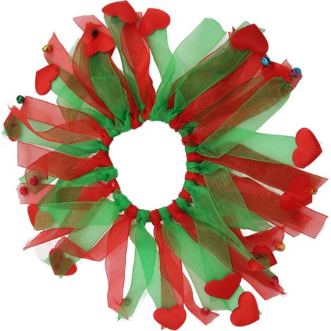 Collier de Noël pour animaux de compagnie, doux et coloré, avec clochettes, idéal pour les photos de fêtes. (1/5)