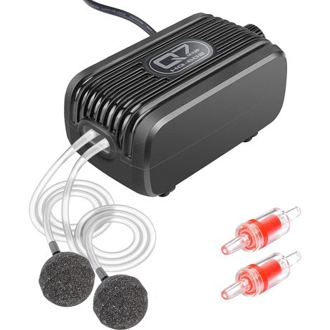 Pompe d'aquarium, 3 W, 300 l/h, pompe à oxygène pour aquarium, bulles de 20 à 40 dB (1/5)