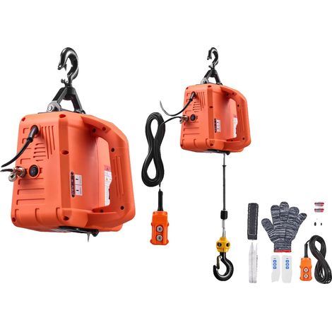 Verricello elettrico, comando 3 in 1, funzioni di sicurezza avanzate, 1550 libbre (1/2)