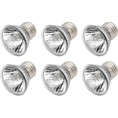 Ampoule chauffante 75W E27 pour tortues, ampoule chauffante UVA UVB pour reptiles, lézards et tortues d'aquarium (lot de 6) (1/5)