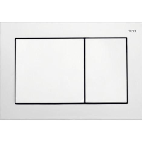 Tece TECEbase placa de mando blanco doble pulsador (1/3)