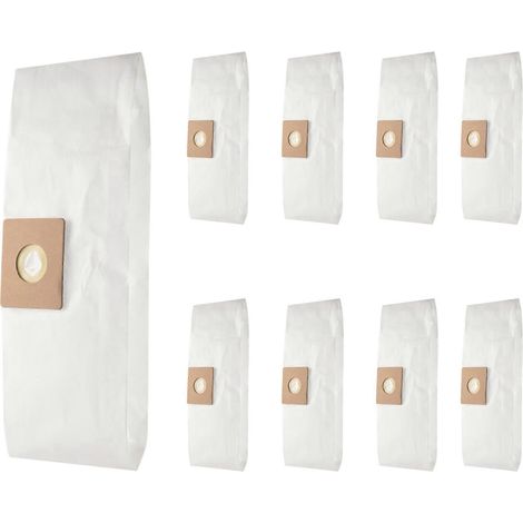 Lot de 9 sacs filtrants de rechange de type A pour aspirateur Shop Vac de 1,5 gallon (remplace la pièce 90667 SV-9066700) (1/5)