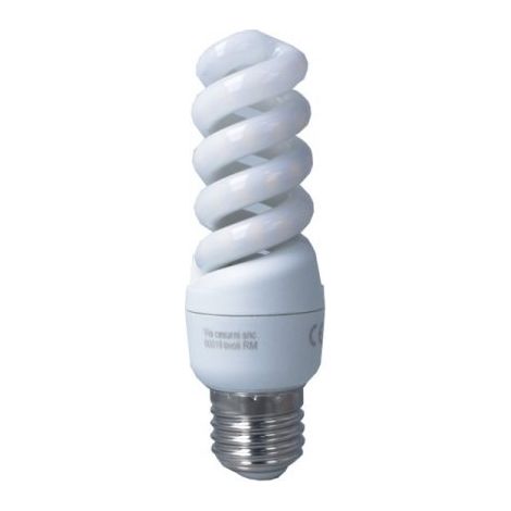 Lampada Led E27 Spirale 8W 720LM Bianco Caldo 3000K D38X122mm (1/3)