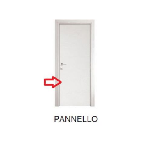 1PZ  PANNELLO PER PORTA MOD.MICROTEC FRASSINO BIANCO CM.210X90