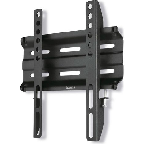 Soporte mural televisor, negro, fijo, de 19 a 48 pulg, carga máx. 25 kg