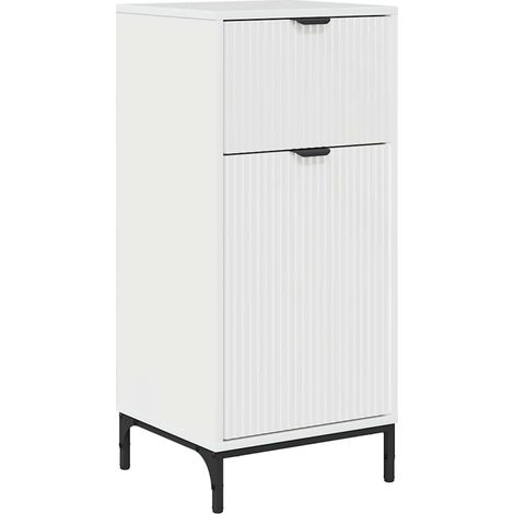 Cabinet de salle de bain Blanc brillant 39,5 x 36 x 88 cm CFW679220 (1/5)