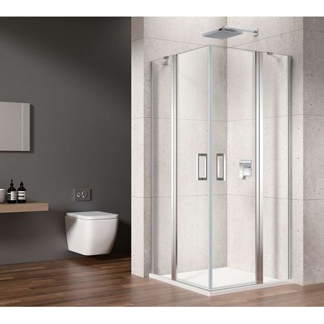 Gelco Loro - Duschkabine 100x80 cm, Klarglas/Chrom GN4810-02 (1/4)