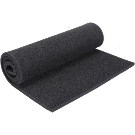 Universeller, zuschneidbarer TPU-Klimaanlagenfilter, schwarz, 100 x 40 cm, wiederverwendbar, gegen Staub und Pollen, für Wohnmobile (1/5)