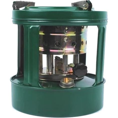 Poêle À Pétrole - Chauffage Mobile Pour Camping - Métal - Vert - Pour 5 À 8 Personnes - 1 Pièce (1/4)
