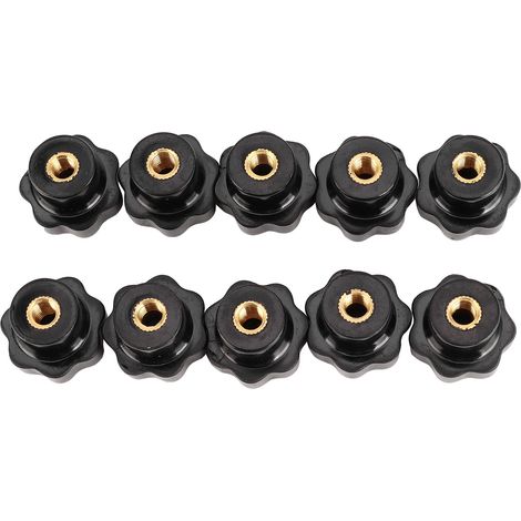 10pcs Hand-tightening nut handle, seven-star handle, M625 (1/5)