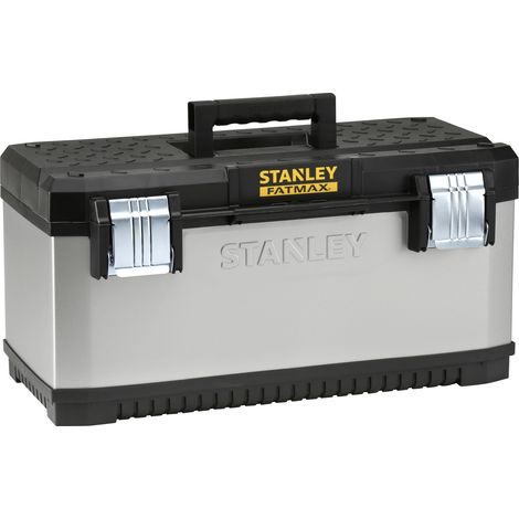 Stanley – Boîte à outils bimatière 26 kg – Dimensions 58,4 x 29,3 x 29,5 cm – Cadenassable – Système de rangement vertical – 195616