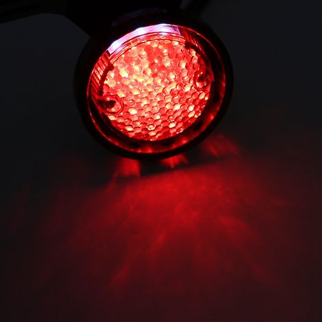 Rotes LED-Rücklicht im Retro-Stil für Honda- und Yamaha-Motorräder, Bremslicht, Universallampe, Autobeleuchtung, Motorradteil (1/5)