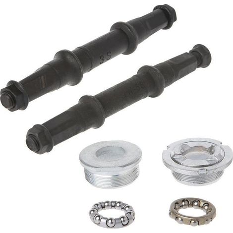 Eje de pedalier para bicicleta - tipo D - juego completo de eje de pedalier 3S - eje de pedalier para bicicleta de montaña - accesorios para bicicleta - eje de pedalier 3S (1/2)