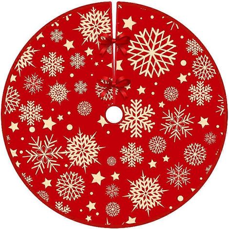 Jupe de sapin de Noël, tapis de sol extérieur, décoration intérieure, D-- (1/5)