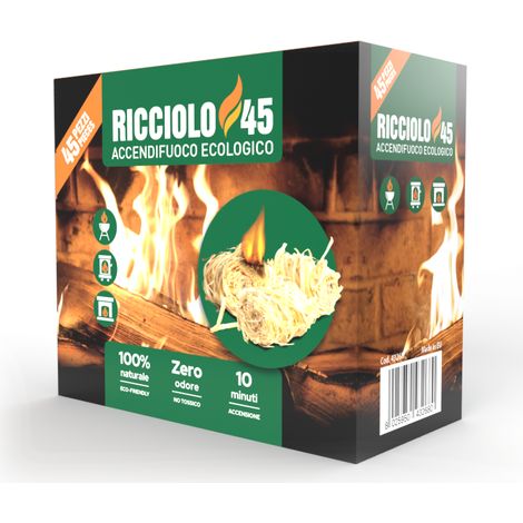 Accendifuoco Ricciolo45 conf. 45 pz GMR