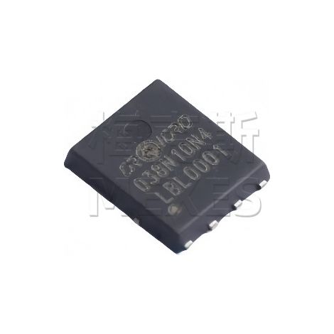CRSM038N10N4 MOSFET in DFN5x6 package, 100 V 100 A, 5-piece assembly.