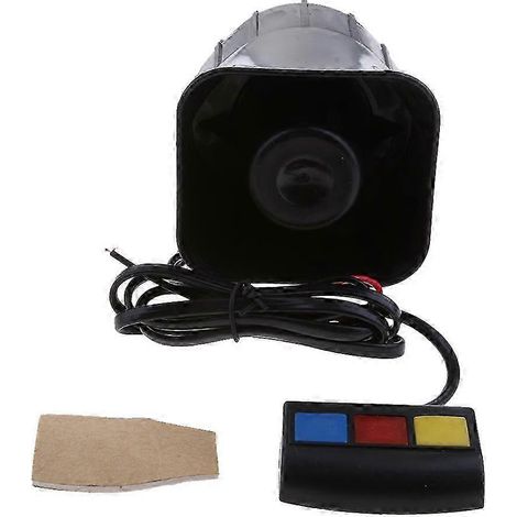 Altavoz de advertencia de 3 sonidos de 12 V CC para motocicleta y automóvil (1/4)