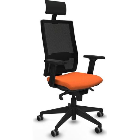 Piqueras et Crespo Chaise de bureau orange design moderne