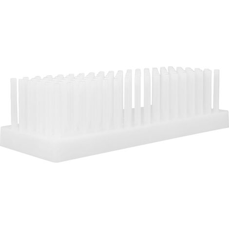 Porte-tubes de Laboratoire en Plastique Blanc, Support Multifonctionnel 102 Colonnes pour Tubes à Essai, Compatible et Polyvalent pour Expériences Chimiques et Stockage Sûr (1/5)