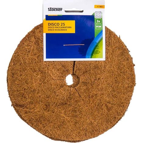 Discos de acolchado Stocker 25 cm biodegradable 3 unidades