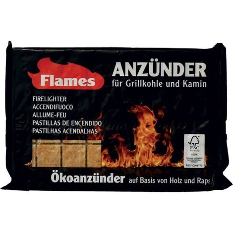 ACCENDIFUOCO ECOLOGICO 'FLAMES' 32 cubi