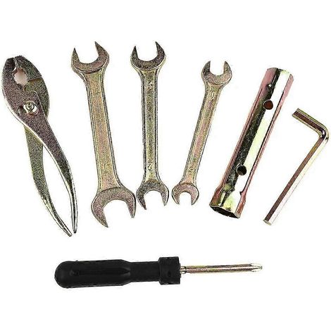 Kit d'outils universels pour moto (7 pièces) : tournevis, pinces, clés à douille et kit d'outils pour moto (1/5)