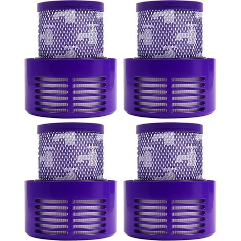 Filtre Compatible Aspirateur Robot V10 SV12 - Lot de 4 Pièces Lavables Haute Performance pour Protection Moteur et Aspiration Optimale (1/5)