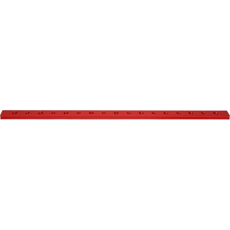 Beyamis Gabarit de rainure en T de 450 mm pour le travail du bois, rail en T en alliage d'aluminium pour modifications DIY, rouge (1/5)