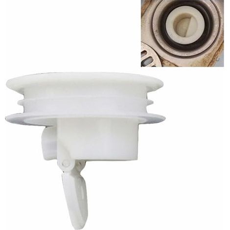 LAN Geruchshemmender Duschabfluss-Siphon, Badezimmer-Abflussfilter, Plug-and-Play-Abflussfilter (33-45 mm) (1/5)