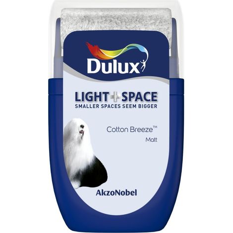 Dulux Light & Space Tester Pot - 30ml - Cotton Breeze