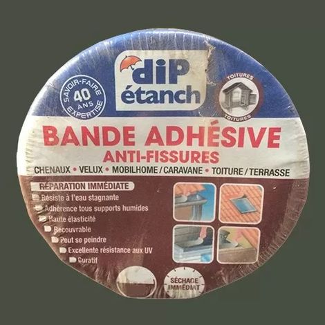 DIP étanch Bande Adhésive Anti-Fissures Gris